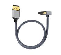 Cavo ad alta definizione - Cavo HD per TV, cavo DisplayPort | Cavo DisplayPort certificato, cavo HD multifunzionale, 4K ad alta velocità per monitor proiettore, lettore Blu-Ray, porta display h