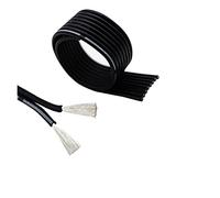 Cavo ad alta temperatura in silicone morbido 30/28/26/24/22/20 AWG 2p/3p/4p/5p/6p/8p Cavo parallelo in silicone multi-core filo l (Size : 5P 3Meter, Color : 26 AWG 0.15 mm)