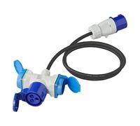 Cavo Adattatore 150Cm 3X2,5Mm² Da Spina CEE A 2XSchuko + 1XCEE Presa