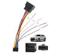 Cavo adattatore 16 pin a ISO per autoradio Android adattatore autoradio per presa 16 pin stereo cablaggio plug & play con comandi al volante e segnale di marcia posteriore