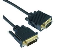 Cavo Adattatore 2m VGA Maschio a DVI-A Maschio Switch Electronics Nero 481318