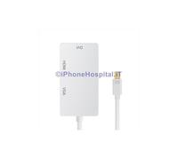 Cavo Adattatore 3 in 1 Mini DisplayPort/ThunderboltTM Port a HDMI/DVI/VGA Bianco