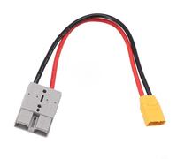 Cavo adattatore 50 A 600 V 30 cm 10 AWG per XT90, anima in rame stagnato, resistente al calore per modelli Solar RC (testa maschio)