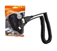 CAVO ADATTATORE A SPIRALE MOLLA DA MINI HDMI A HDMI LUNGHEZZA 2 METRI HD-MC4525