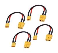 Cavo adattatore alimentazione compatto, B | Filo rame XT30 30 / 60, confezione da 4 da 10 cm per sostituzione, riparazione e conservazione della