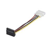 Cavo Adattatore Alimentazione Sata 15 Poli A 90 Gradi - 4 Pin Molex Cm. 15