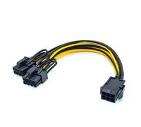 Cavo Adattatore Alimentazione Scheda Video Pci-e 6 Pin A 2x 8 Pin 6+2 Pin Gpu_
