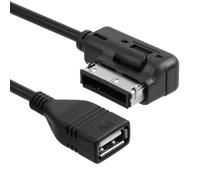 Cavo adattatore AMI MDI compatibile con Audi A4 A5 A8 Q7 Golf Passat Touareg Cavo AMI MDI AUX per chiavetta USB e MP3 Connettore audio di alta qualità per ricevitore Bluetooth e connessione al sistema