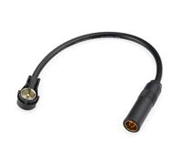 Cavo adattatore antenna autoradio 30 cm con connettore DIN 41585 maschio a femmina adatto per unità di navigazione, veicoli europei