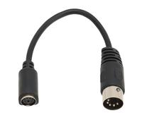 Cavo adattatore antigraffio, struttura antideflagrante, cavo di prolunga da PS2 maschio a femmina per tastiera e mouse, cavo adattatore da DIN5 pin