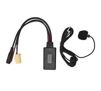 Cavo adattatore audio Aux Bluetooth 5.0 con microfono vivavoce adatto per 159 2005+ e 500 Grande Punto Nuova Panda Qubo Fiorino, ricevitore musicale wireless connettore Plug and