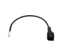 Cavo adattatore audio da auto a 4 pin a USB con apertura a sinistra, prolunga porta USB per Ford per Nissan per veicoli JAC, ABS racchiuso