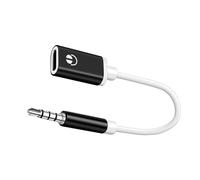 Cavo adattatore audio da maschio 3,5 mm a femmina di tipo C, per cuffie analogiche, telefoni e tablet, ampia compatibilità