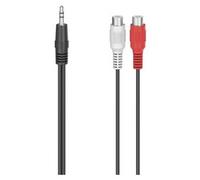 Hama 3.5 Mm M To 2rca H Cable Trasparente