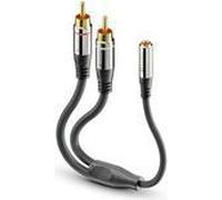 Cavo adattatore audio PureLink sonero 2x RCA a 3,5 mm da 0,25 m