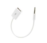 Cavo adattatore AUX maschio da 3,5 mm a USB 2.0 femmina, cavi stereo per lettore musicale, da maschio a femmina USB da 3,5 mm