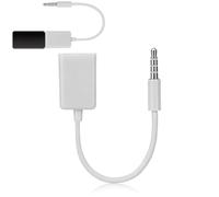 Cavo Adattatore Aux Maschio Da 3,5 Mm USB, Cavo Adattatore Convertitore Maschio, Convertitore Adattatore, Altoparlante Collega L'unità Flash USB Jack Femmina Convertitore per Intrattenimento Giochi