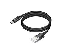 Cavo USB-A a USB-C con LED e Ricarica Stabile 2.4A Nylon Intrecciato 1.5m