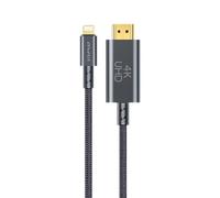 Cavo adattatore awei CL-213L 8 pin a HDMI 1080P HD, lunghezza: 1,8 m (nero)