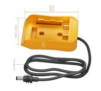 Cavo adattatore batteria punta ottone 18V 20V 2,1mm DC per Starlink per mini set
