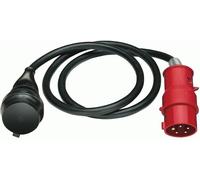 Cavo adattatore Brennenstuhl spina CEE 400V/16A connettore Schuko IP44 1,5m nero NEW