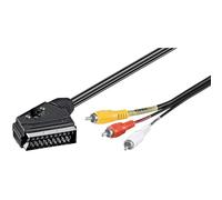 Cavo adattatore Techly ICOC SCART 3RGB Video Scart Rca In&Out