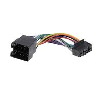 Cavo Adattatore connettore Cablaggio ISO Compatibile con autoradio Sony Aiwa JVC 16 Pin 30x12 mm