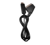 Cavo adattatore convertitore da maschio a maschio da SCART a HDTV, 1,80 m, per lettori HDTV e altro, nero