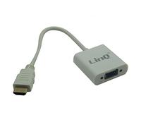 CAVO ADATTATORE CONVERTITORE HDMI A VGA PER PC NOTEBOOK LINQ HDMI-VGA25