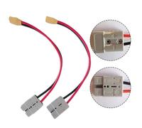 Cavo adattatore da 50 Amp 600 V 10AWG in rame stagnato 30 cm flessibile resistente alle ustioni per connettori XT90 a energia solare modelli RC sistemi EV