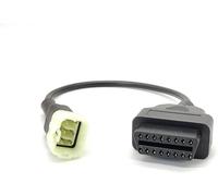 Cavo adattatore da 6 pin a OBD 16 pin per motocicletta Kawa-saki