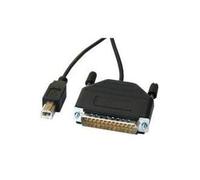 CAVO ADATTATORE DA CONNETTORE 25 POLI PARALLELO MASCHIO (PC) A USB TIPO B (STAMPANTE USB) NEW