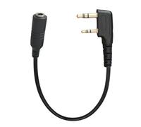 Cavo adattatore da due pin a femmina da 3,5 mm tipo K, per la maggior parte delle cuffie e degli altoparlanti portatili, radio, microfono