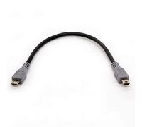Cavo adattatore da micro USB a mini USB - Micro USB maschio a mini USB maschio OTG convertitore di codice di estensione per dispositivi mobili (20 cm)