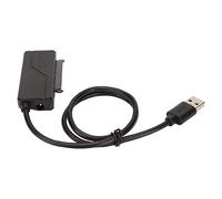 Cavo Adattatore da USB 3.0 a Disco Rigido SATA, Plug And Play Stabile Accesso Rapido 12V 2A Convertitore da USB 3.0 a SATA per 2,5 3,5 Pollici HDD SSD