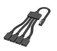 Cavo adattatore da USB a USB 2.0, splitter a 4 porte per telefono
