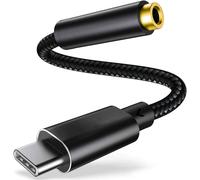Cavo adattatore da USB C a jack per cuffie da 3,5 mm, cavo dongle audio Type-C compatibile con Samsung Galaxy S21 Ultra