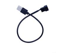 Cavo adattatore da ventola a USB a 4 pin per ventola del computer e PC, alimentatore da 5 V con cablaggio in rame puro, isolamento in PVC (100 cm)