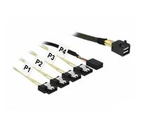 Cavo Adattatore DeLOCK 85732 Mini SAS HD SFF-8643 a 4x SATA 6 Gb/s 1 m