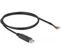 Cavo adattatore Delock da USB 2.0 Tipo-A a RS-232 seriale con 9 estremità del cavo aperte NEW