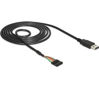 Cavo adattatore Delock USB Presa seriale-TTL a 6 pin 1 NEW