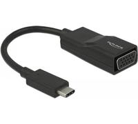 Cavo adattatore Delock USB Type-C maschio VGA femmina nero NEW