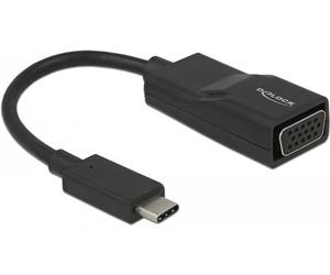 Cavo adattatore Delock USB Type-C maschio VGA femmina nero NEW
