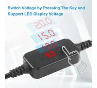 Cavo adattatore di alimentazione da tipo C a DC5,5x2,1 mm per laptop Lenovo Asus Hp