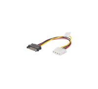 Cavo adattatore di alimentazione SATA Lanberg (M) -> Molex (F) 0,15 m