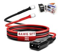 Cavo adattatore di espansione PPS 50 A, 8 AWG, 1,5 m, adatto per EcoFlow Delta 2/2 Max/3/3 Plus, Wave 3, compatibile con batteria server rack, supporta la ricarica rapida bidirezionale, adatto per