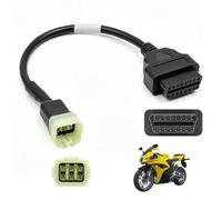Cavo adattatore diagnostico Moto OBD2 6 a 16 Pin per Kawasaki | Lettore Codice Errore Scanner Motore per Kawasaki Motorcycle