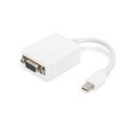 Cavo adattatore Digitus Mini Displayport a VGA da 15 cm bianco