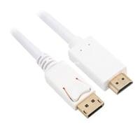 Sharkoon Adapterkabel Displayport 1.2> HDMI 4K weiss 4044951037728