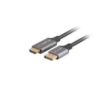 Cavo Adattatore DisplayPort a HDMI Lanberg 1 m Nero/Argento